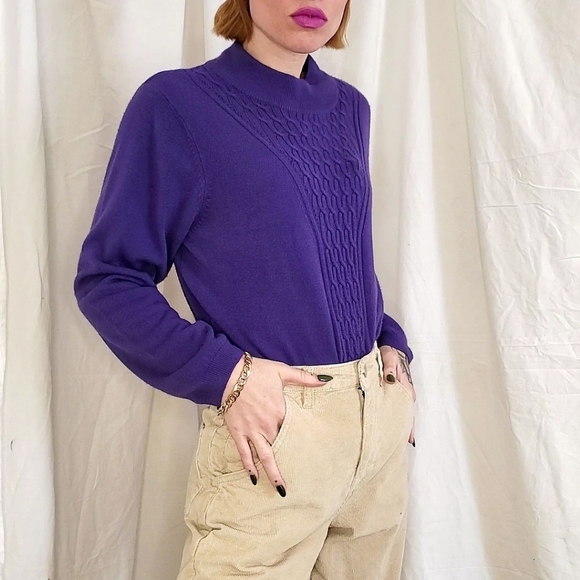 Pull mauve - Picture 1 of 6